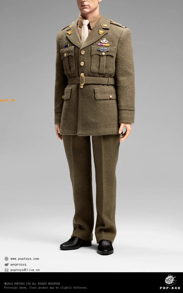 1/6 POPTOYS  POP-X-40 Captain America Uniform Suit for 12"Male Figure Body - image 3 of 4