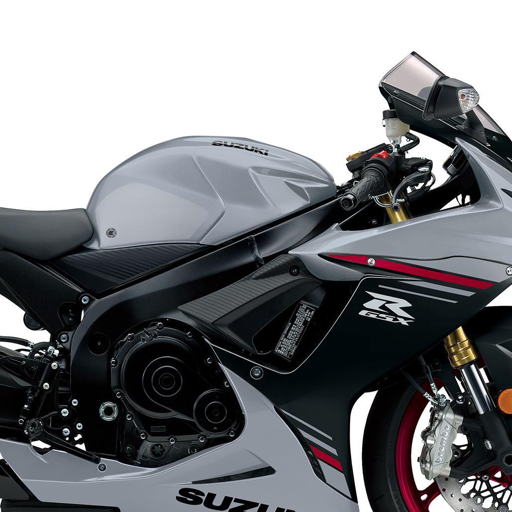 Suzuki GSXR600/750  2011-2021 Eazi-Grip Streamline Tank Grip Traction Pads Clear