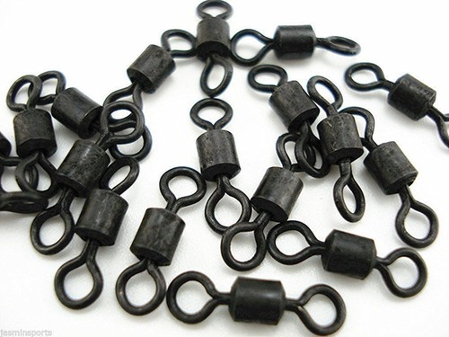 Quality UK SIZE 11 black fishing swivels Carp Barbel fishing terminal tackle - Picture 4 of 24