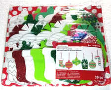 Holiday Christmas Craft Kit 344 Pieces Ages 6 Years Easy Fun Creatology NEW