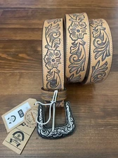 Rarestar Good Leather Western Belt Size Frontera Cowboy Belt Strap Size 42 WB2
