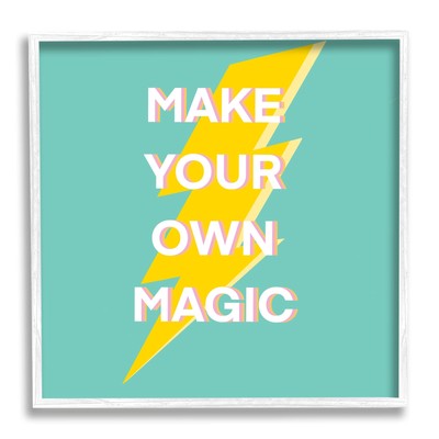 Make Your Own Lightning Bolt Framed Giclee Art, Design by Ashley Singleton