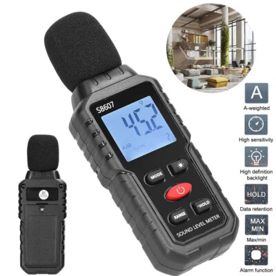 Digital Sound Level Meter 30~130dB Professional Sound Noise Level Decibel Meter