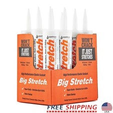 High Performance Acrylic Latex Caulking Sealant Waterproof Flexible 12 Pack New