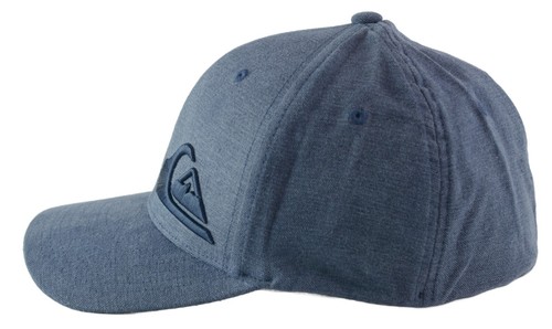 Quiksilver Surf Style Final Wave Logo Blue Flex FIt Mütze - Bild 6 von 8