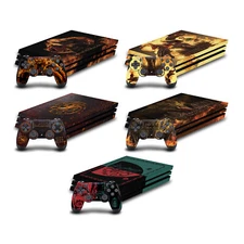 HOUSE OF THE DRAGON TV SERIES SIGILS & CHARACTERS VINYL SKIN SONY PS4 PRO BUNDLE