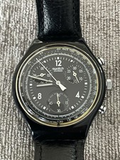 Swatch Nerolino Watch SUSB408 Analogue Chronograph Silicon Black for sale  online | eBay