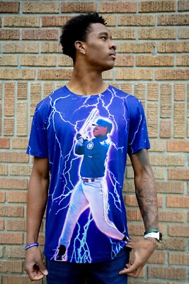 Ken Griffey Jr. Thunderclap Men's Card T-Shirt Gem Mint
