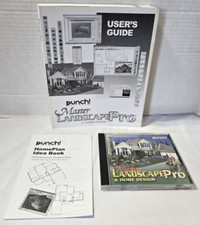 Punch Master Landscape Pro Home Design 2004 Software CD Guide- Windows