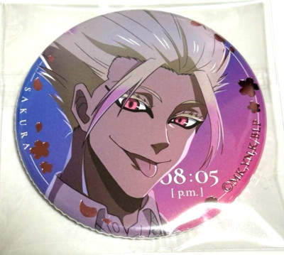 Blue Lock SAKURA Sparkle Can Badge Button Ryusei Shidou Soccer Anime JAPAN