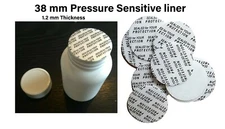 38mm Pressure Sensitive Foam  Cap liner Sealed for bottles