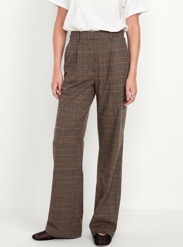 Old Navy Women's Extra High-Waisted Taylor Wide-Leg Trouser Pants Size XXL
