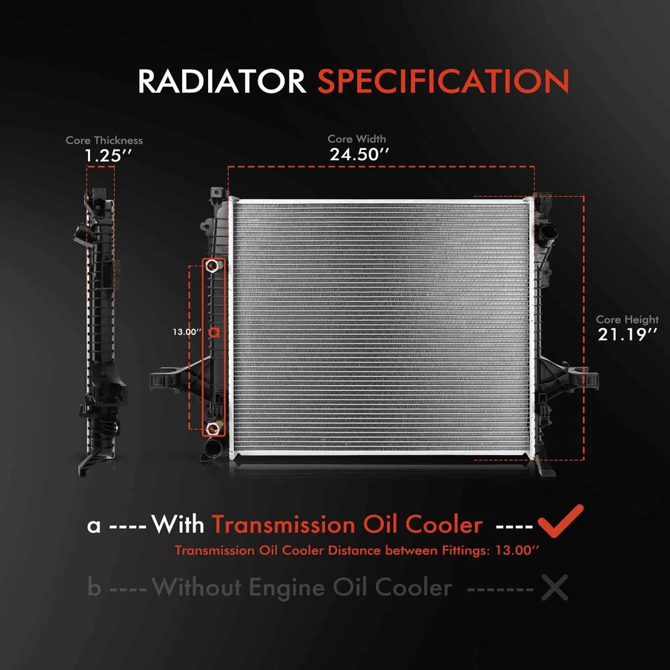 Radiador de transmisión automática con enfriador de aceite Trans para VoLvo XC90 2003-2014 XC60 2010-2011 Foto 2 de 4