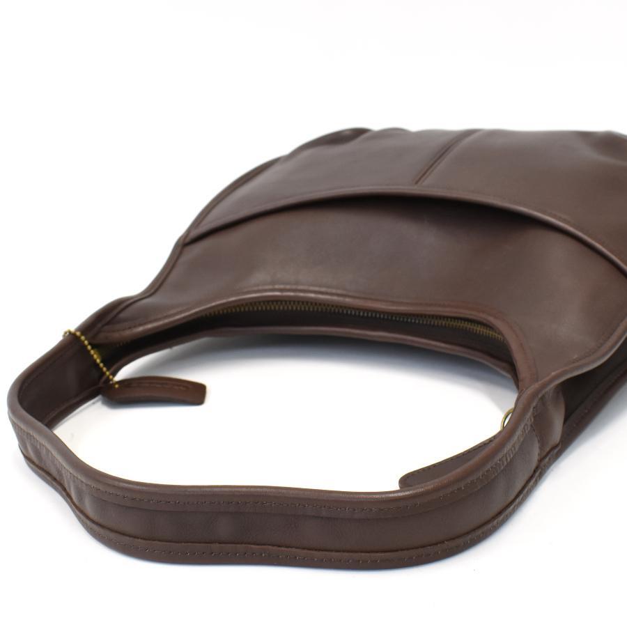 COACH 9033 Ergo Hobo Shoulder Dark Brown Leather Hand Bag Vintage
