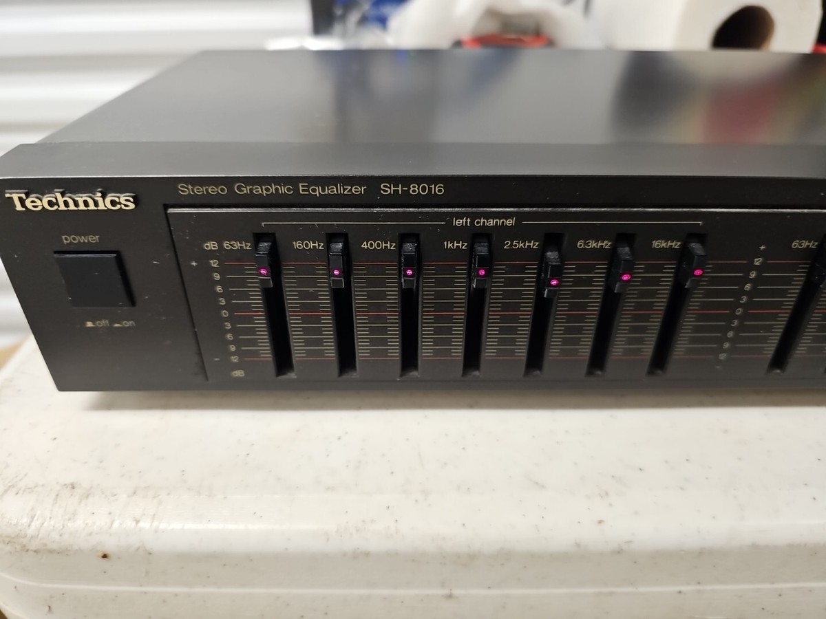 Technics SH−EX Technics Sh-8044 Stereo Graphic Equalizer Tested & Working