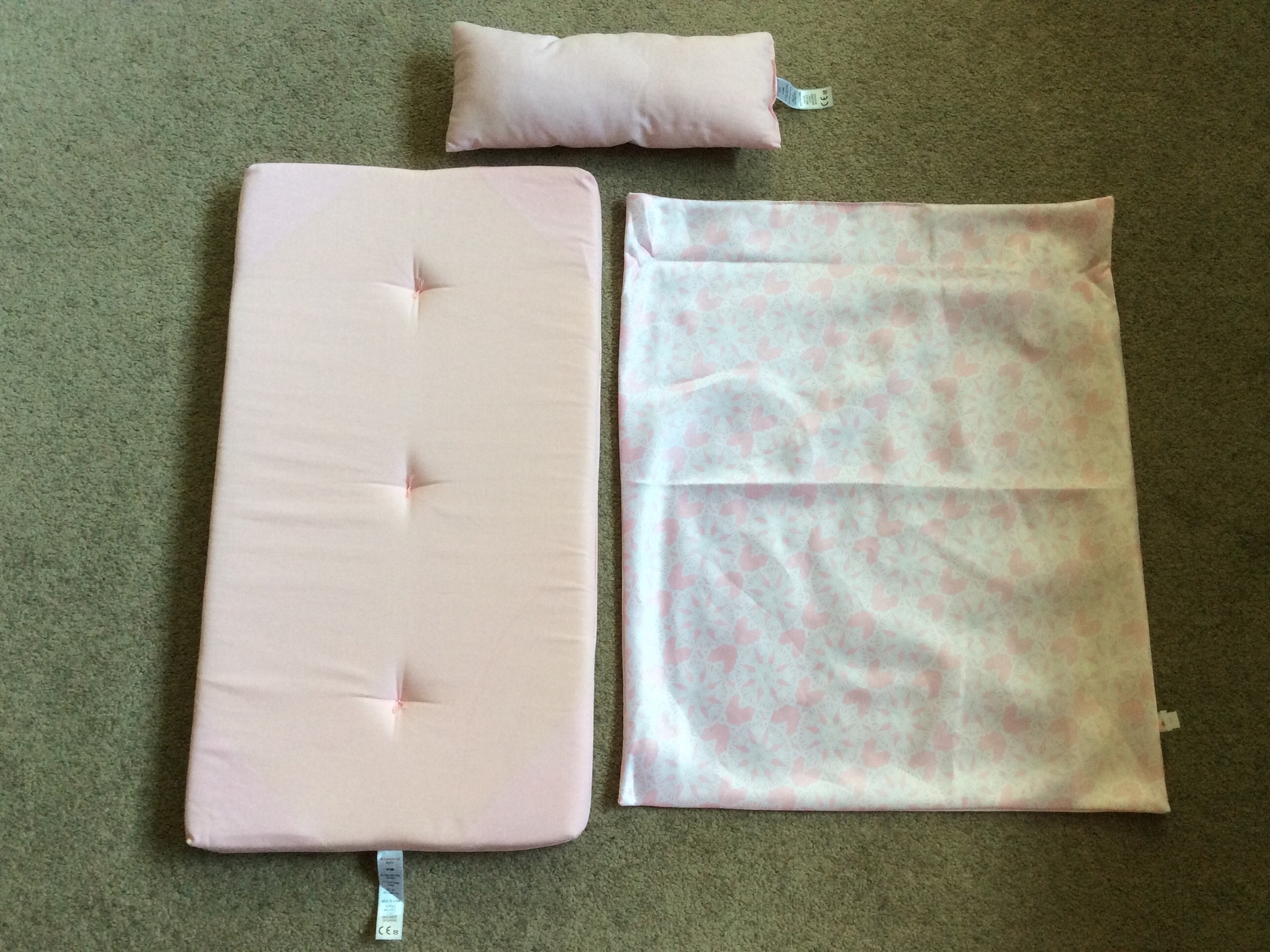 American Girl Doll Cecile & Marie Grace Half Canopy Bed & Bedding