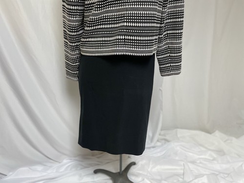 Banana Republic Skirt Suit Size 14 Two Piece Set Pockets Power Suit Cotton Wool - Picture 7 of 23