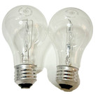 2 New Basic Light Bulbs Decorative & ceiling fan Ge Glass Dimmable Classic