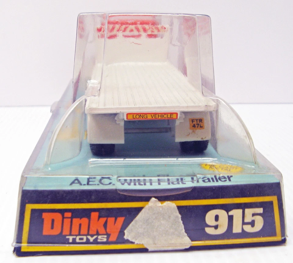 AEC Semi Truck w/Flat Trailer Dinky 915 England MB - Image 4 of 4