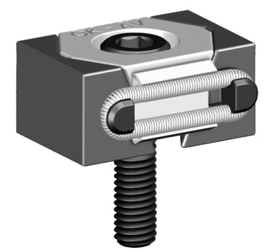 Mitee-Bite Model AK2-VT-SO Single-Wedge OK-Vise Workholding Clamp
