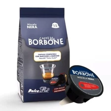 Caffe Borbone Nescafe Dolce Gusto Compatible Capsules Pods Nera Black 30-90x