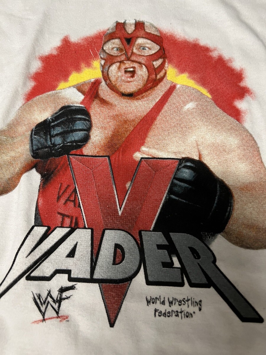 VINTAGE 90s WWF BIG VAN VADER SHIRT SIZE XL Wrestling WWE