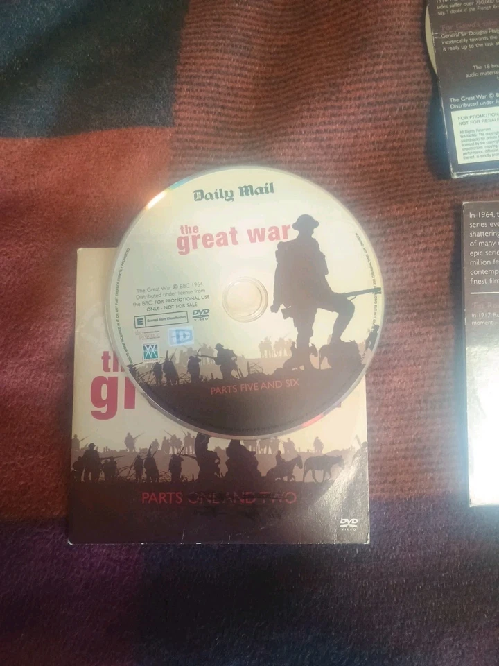 THE GREAT WAR TV SERIES DVDs(Complete Set 19 Discs BBC / Daily Mail 26 Episodes - Image 3 of 3