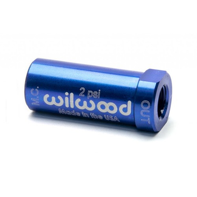 #ad Wilwood Residual Pressure Valve 2 Number Blue $41.17