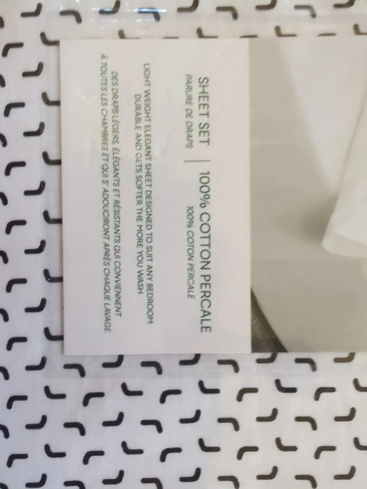 Lacoste Queen Sheet Set Cotton Blend Anthracite  - Image 2 of 4