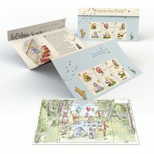 Winnie the Pooh Stamps Presentation Pack from Royal Mail