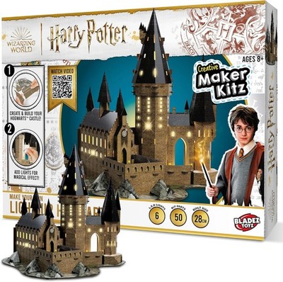 Harry Potter ''Make Your Own Light-Up Hogwarts'' Creative Maker Kitz 50 Teile 