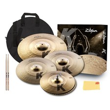 Zildjian K1250 K Custom Hybrid Cymbal Pack 14/16/18/20 Inch w/ Bag