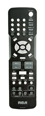 Official RCA RCR 192 AA10 Replacement DVD Player Black Remote Control Tested