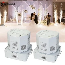 2 pack Cold Spark Machine 1300W Double Spray Fireworks Fountain Spin Sparkler