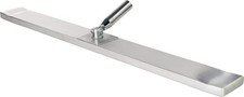 Betonverteiler L&auml;nge 1000 mm Breite 100 mm Enden hochgestellt Aluminium