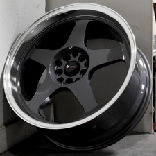 18x8 Hyper Black Wheels Vors Sp1 5x1005x114.3 35 Set Of 4 73.1