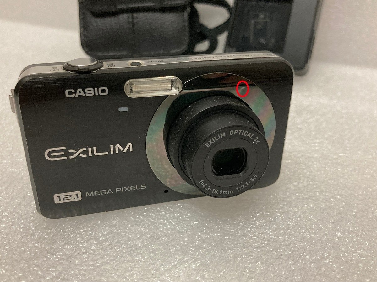 CASIO EXILIM EX-Z90 12.1MP Compact Digital Camera Black W/ Battery