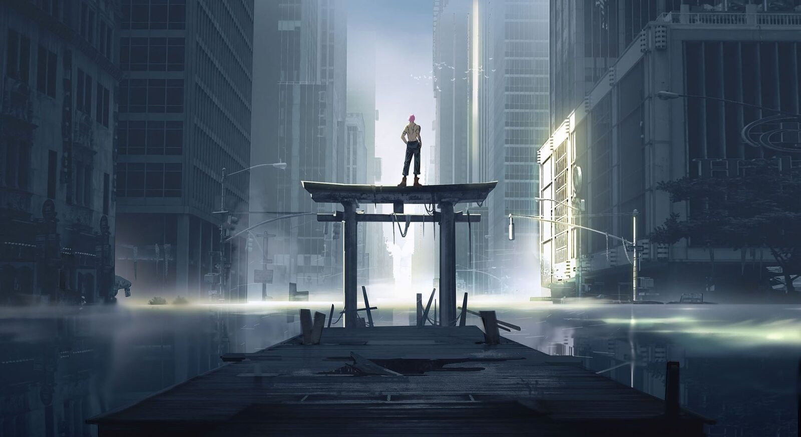 Playmat Desk Mat Anime jujutsu kaisen ryomen sukuna city Play 24x14in