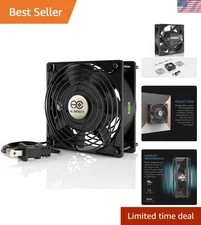 AXIAL 1238, Muffin Fan, 115V 120V AC 120mm x 38mm High Speed, for DIY Cooling...