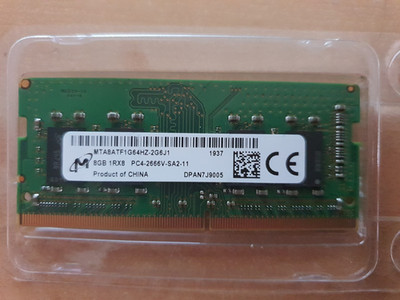 1x 8GB Micron MTA8ATF1G64HZ-2G6J1 SO-DIMM RAM   Arbeitsspeicher   DDR4-2666V