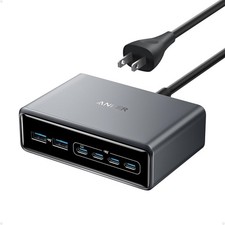 Anker Prime Charger, 200W 6-Port GaN Charging Station, USB-C