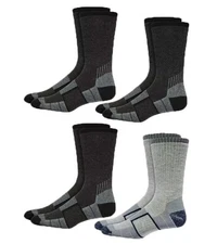 Kirkland Signature Men's Merino Wool Blend Socks, 7-13 Shoe Size, 4 Pairs