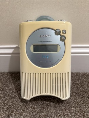 SONY ICF-CD73V お風呂 CDポータブルラジオ ソニー Sony Portable Splash Resistant Shower CD Radio Icf-cd73v Liv 5a