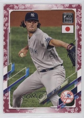 2021 Topps Japan Edition Cherry Blossoms 48/99 Gerrit Cole #3 1he8