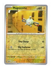 Pokemon Magnemite 081/165 Scarlet & Violet 151 Reverse Holo Common NM 2023