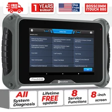 BOSSCOMM iTouch 880 Car OBD2 Scanner All System Diagnostic Tool ABS Bleeding