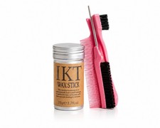 Hair Wax Stick Edge Control Kit Pink Brush Comb Set Flyaway Tamer 75g New