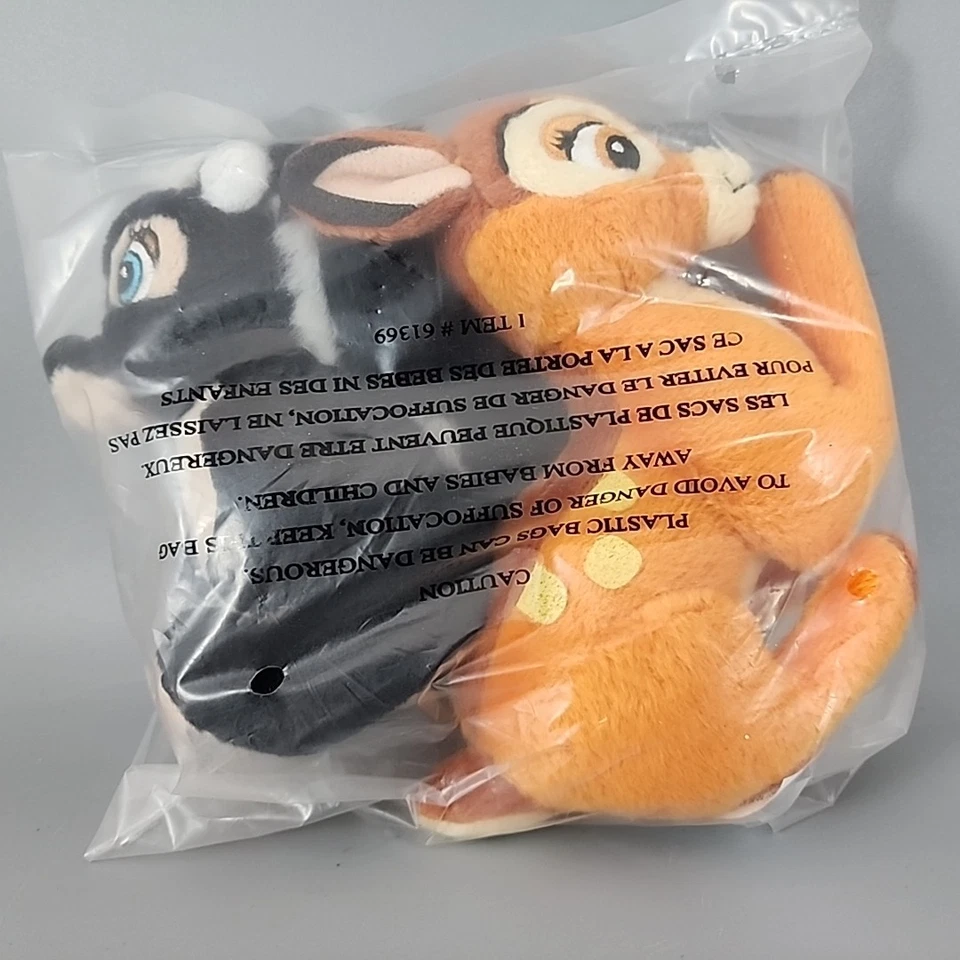 Juguetes de Peluche Disney Bambi y Flor - 6" - Nuevos en Bolsa Foto 2 de 3