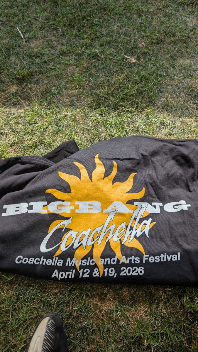 BIGBANG Coachella White Tee コーチェラ BIG BANG COACHELLA MERCH T