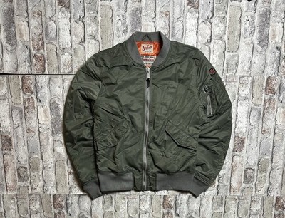 Schott USA Bomberjacke Khaki Größe m Herren 
